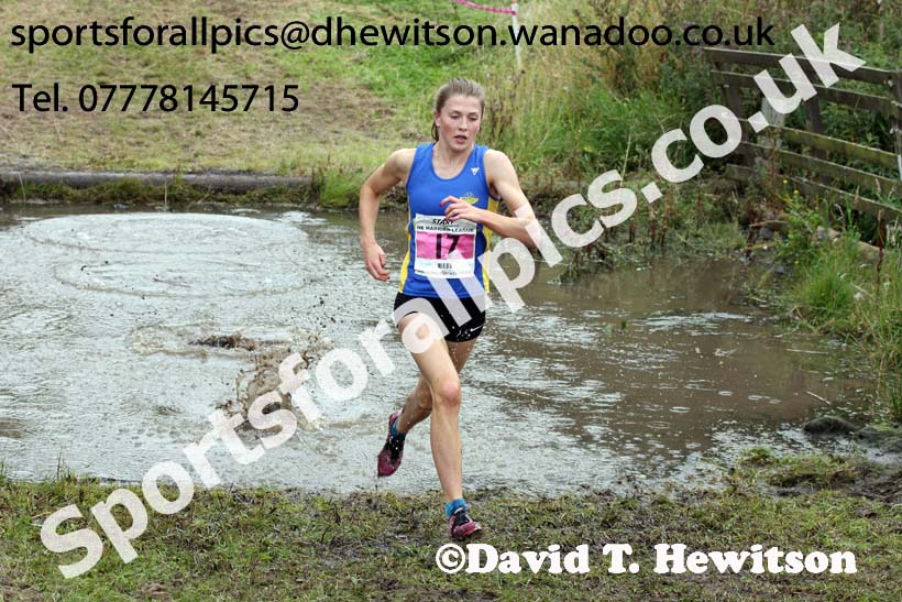 Womens under-17s and 20s, Start Fitness North Eastern Harrier League, Tanfield, County Durham. Photo: David T. Hewitson/Sports for All Pics